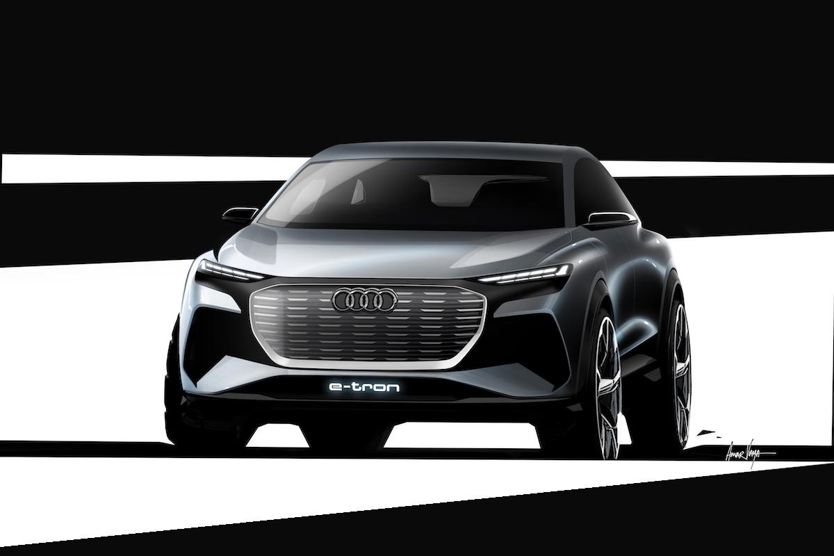 audi q4 e tron concept teaser 2019