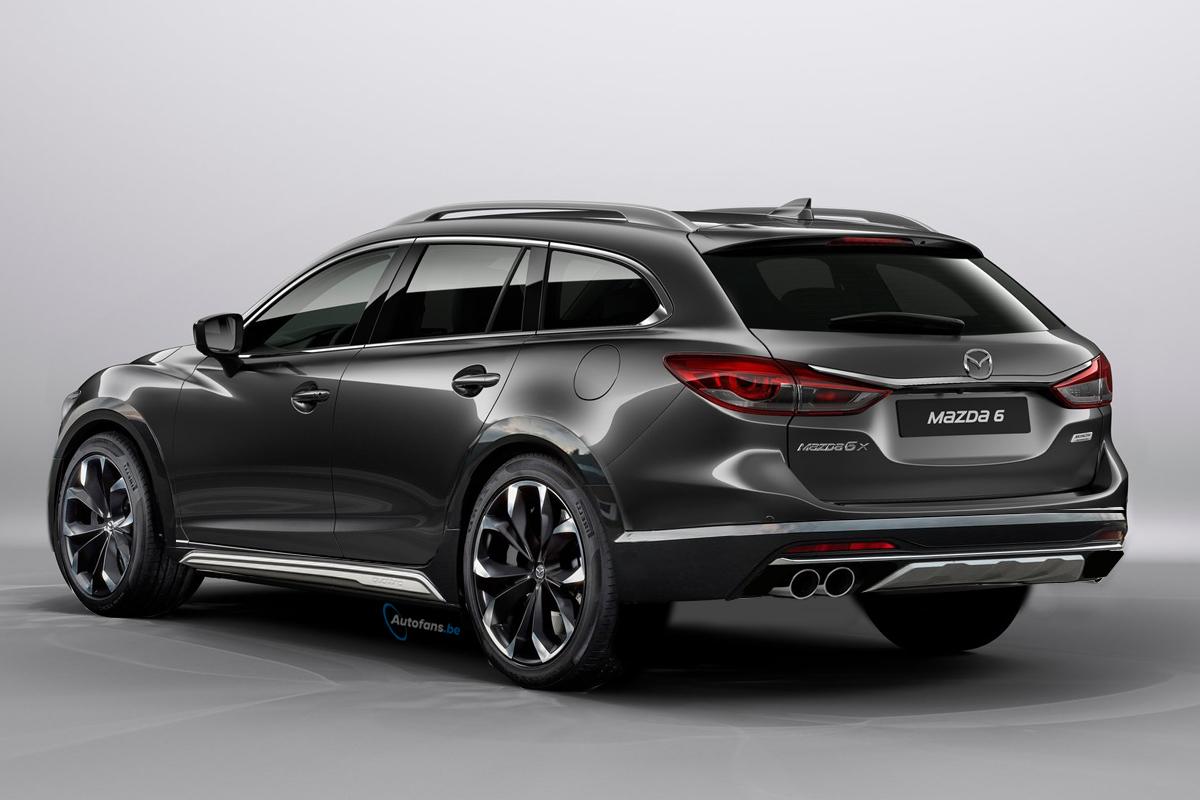 mazda 6 wagon x front render