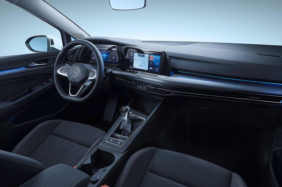 Volkswagen Golf 8 interieur gelekt