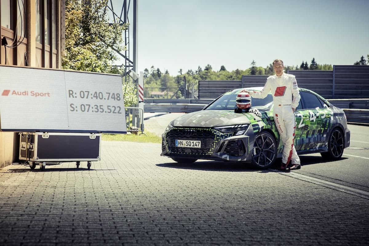 Audi RS 3 Nürburgring record 2021