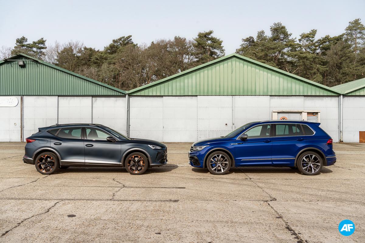 Cupra Formentor VZ vs Volkswagen Tiguan R 2021