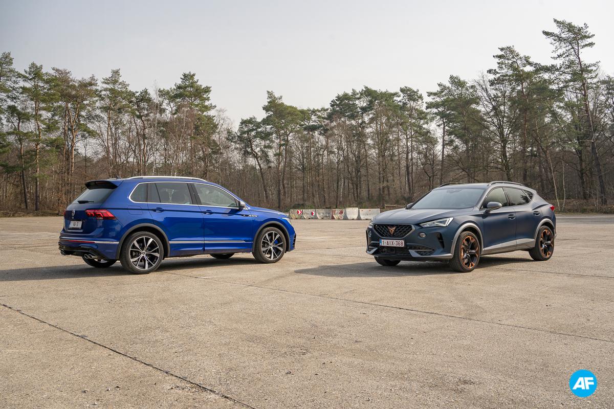 Cupra Formentor VZ vs Volkswagen Tiguan R 2021