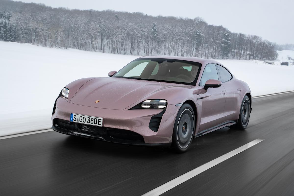 Porsche Taycan RWD test 2021