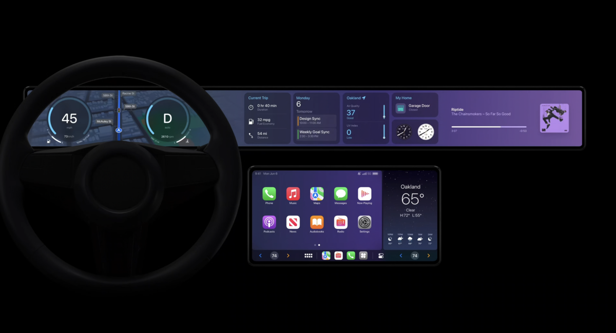 Apple Carplay 2024 tech demo WWDC