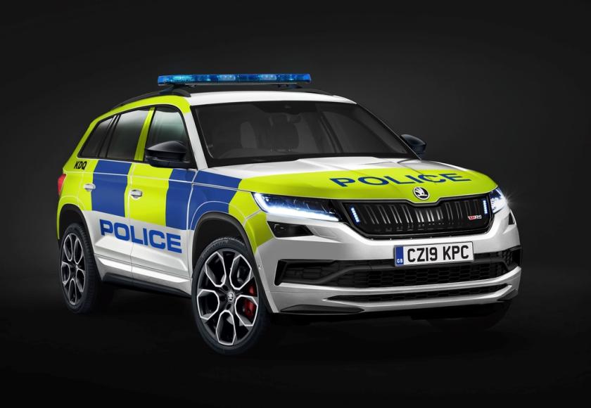 skoda kodiaq rs uk police