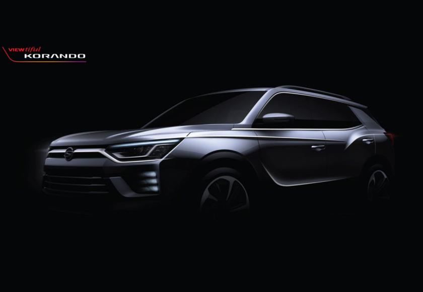 ssangyong korando 2019 teaser