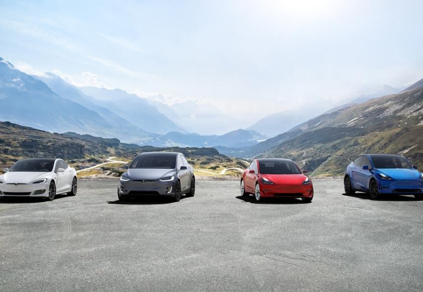 tesla line up