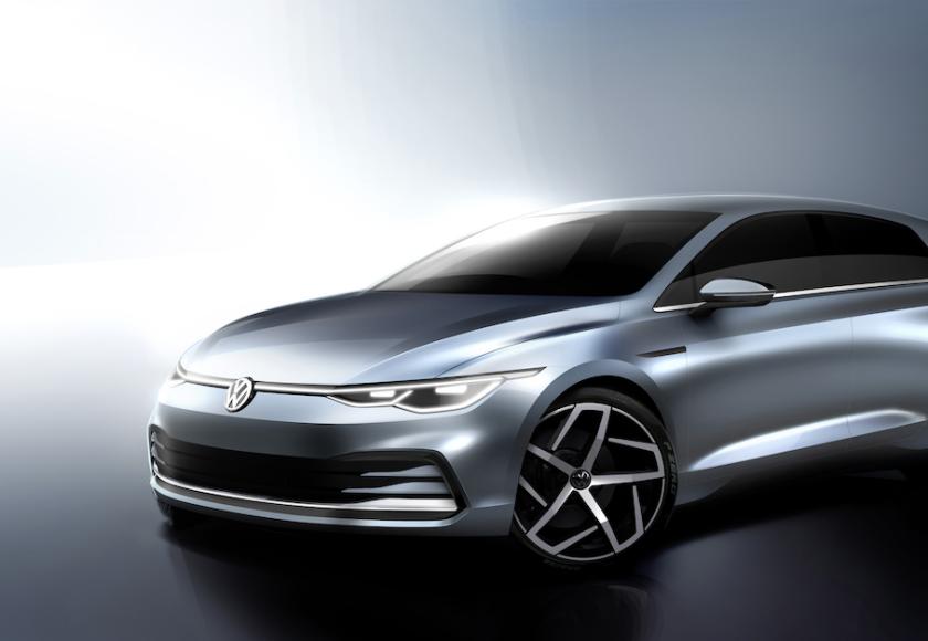 Volkswagen Golf MK8 teaser 2019