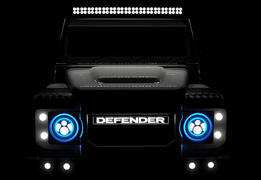 EDC Land Rover Defender elektrisch Tesla