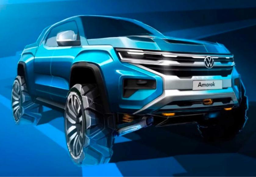 Volkswagen Amarok Ford Teaser 2022