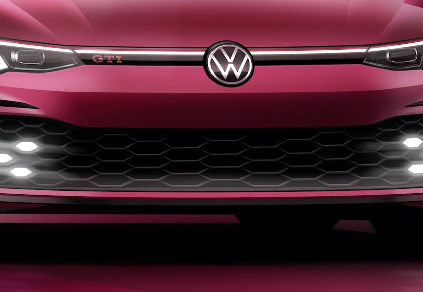 Volkswagen Golf GTI 2020 teaser Genève