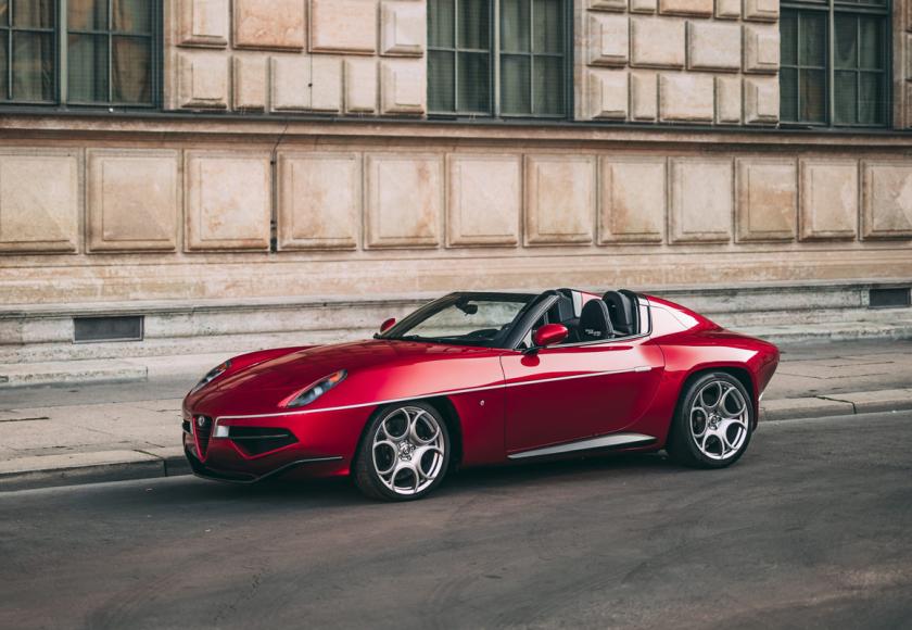 Alfa Romeo Disco Volante Spyder auction (2021)