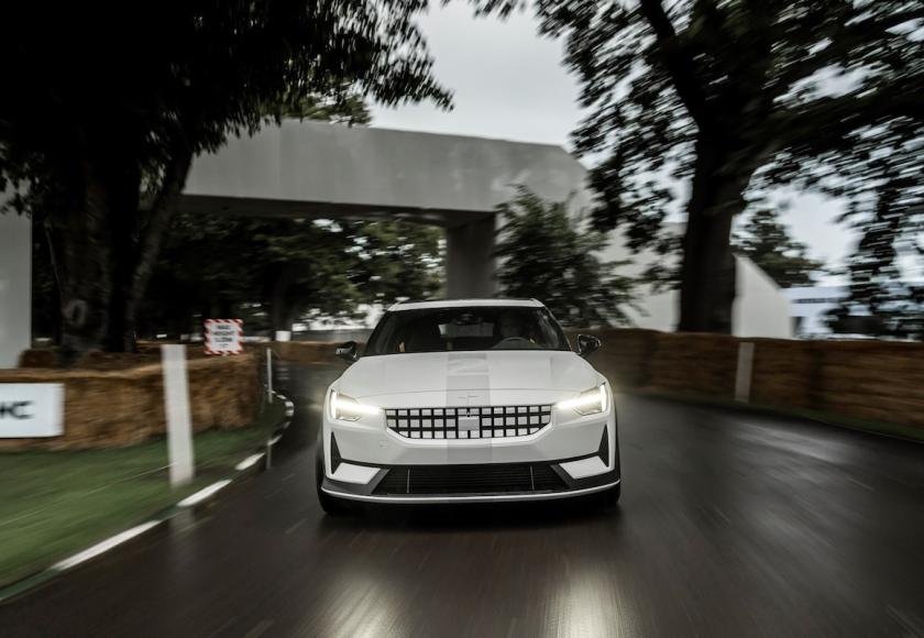 Polestar 2 experimental Goodwood Festival of Speed 2021