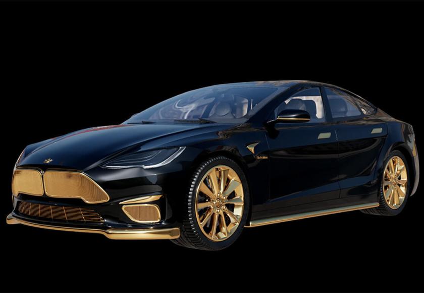 Tesla Model s Plaid Caviar Model Excellence 24K