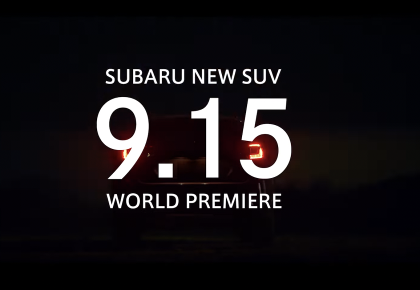 Subaru New SUV teaser 2022