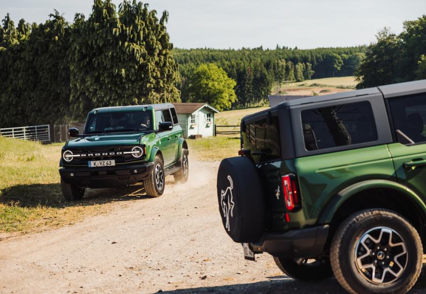 Ford Bronco rijtest video autofans belgie