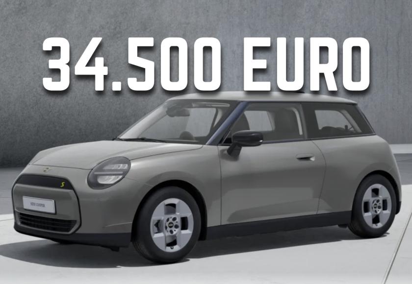 Mini Cooper SE E elektrisch prijs belgie