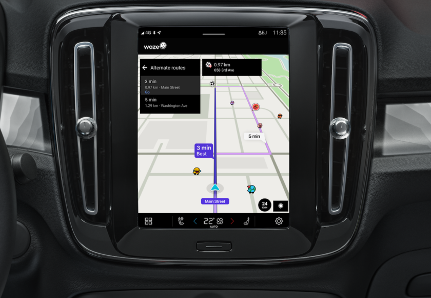Waze Volvo