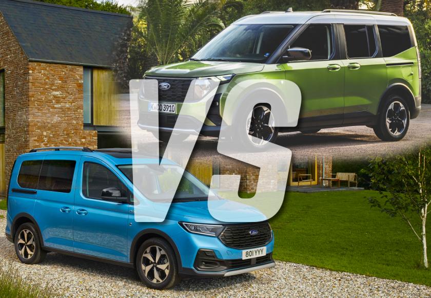 Ford Tourneo Connect vs Tourneo Courier verschil info