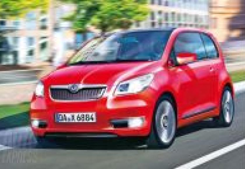 Skoda small city car for 2012