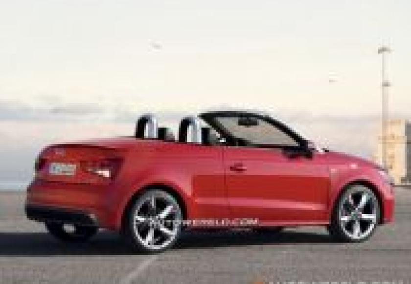 Audi A1 cabrio render