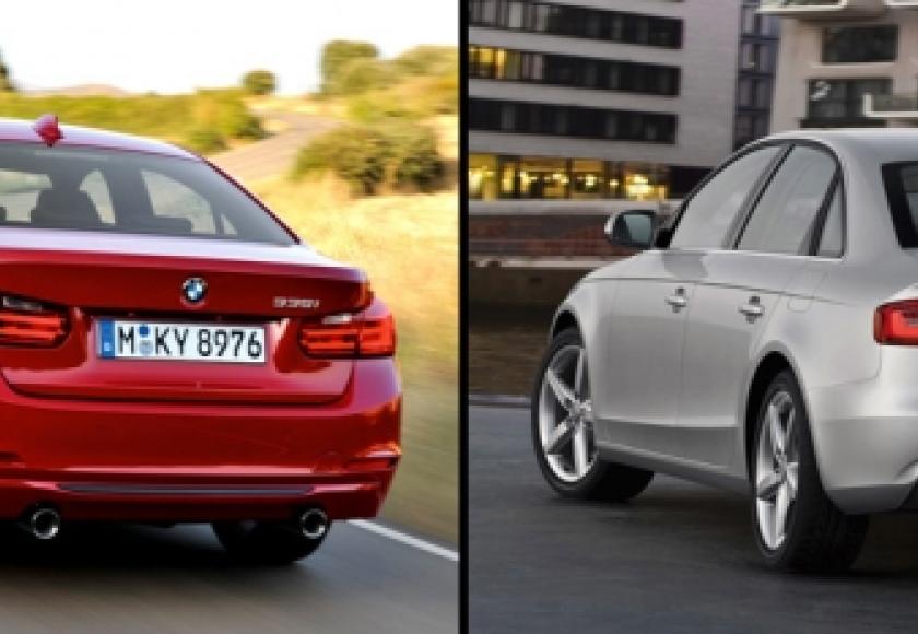 kies maar: audi A4 of bmw 3-reeks