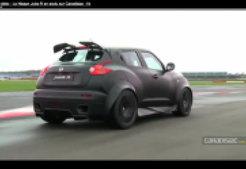 Nissan Juke-r video op silverstone circuit