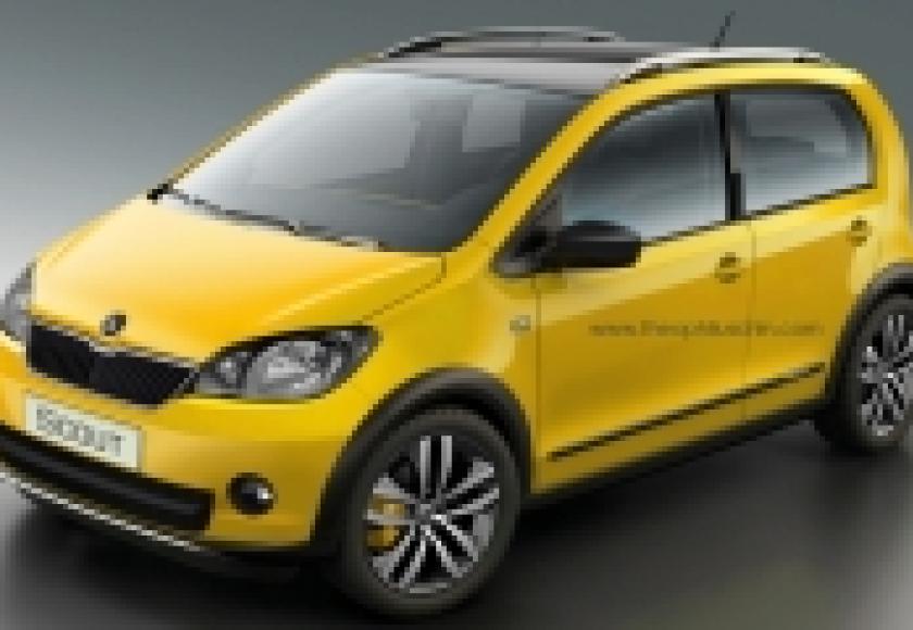 Render: kleine Skoda Citigo Scout