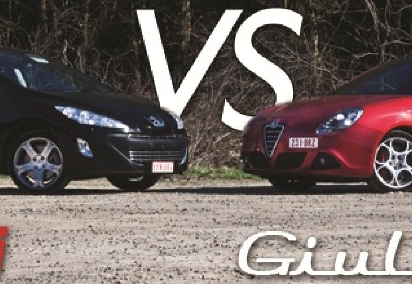 Alfa Romeo Guilietta QV vs Peugeot 308 GTI (rijtest)